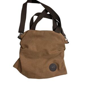 CLASSIC FASHION Women’s Canvas Handbag Brown 13.5X14